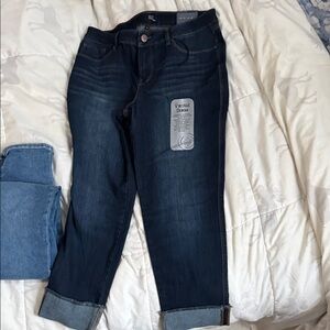 1822 Denim Women's Deep Indigo Ankle Jeans